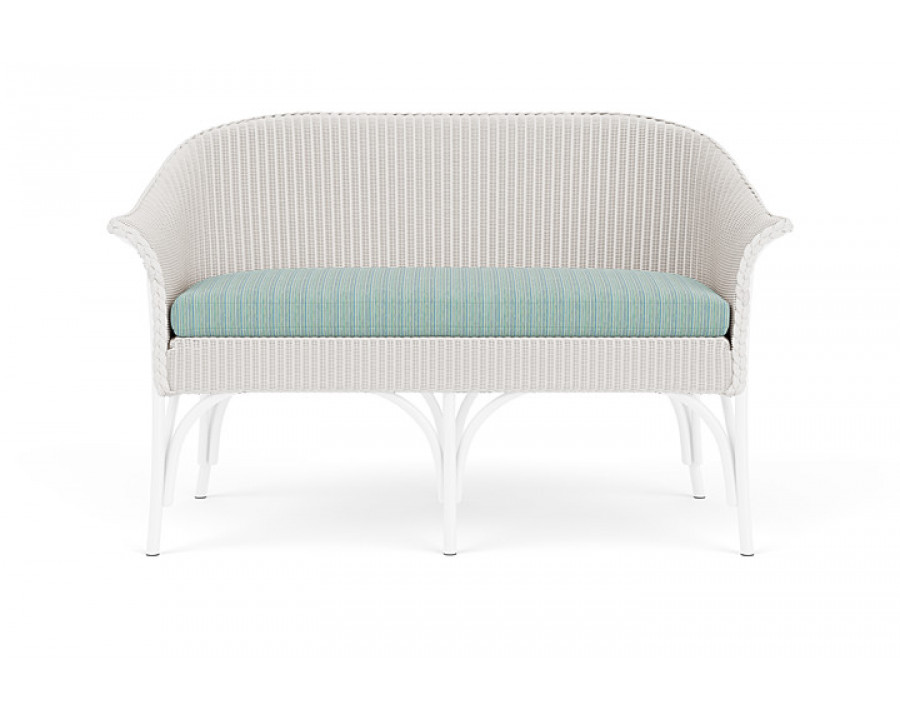 Lloyd Flanders™ All Seasons Settee - White, Unearth Dew