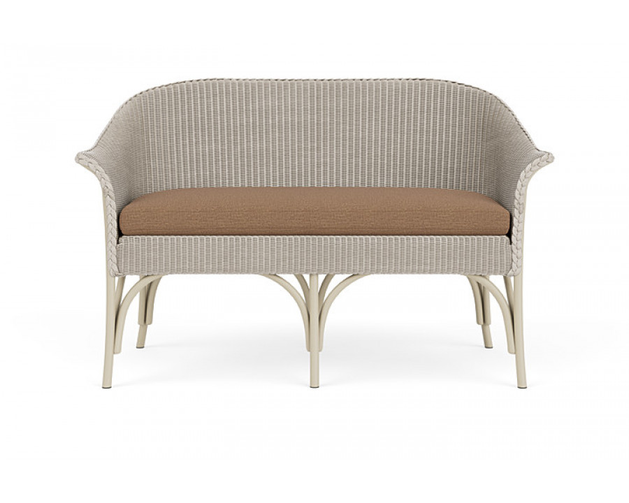 Lloyd Flanders™ All Seasons Settee - Linen, Canvas Natural