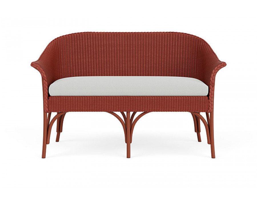 Lloyd Flanders™ All Seasons Settee - Terracotta, Loveboat Mint