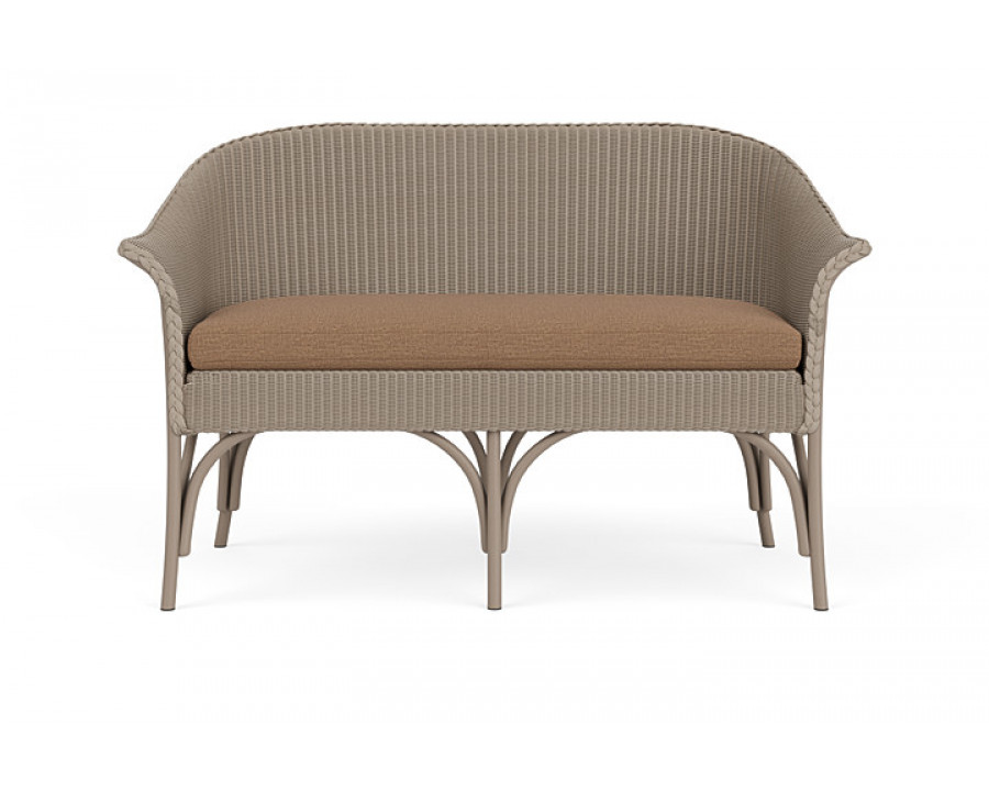 Lloyd Flanders™ All Seasons Settee - French Beige, Canvas Natural