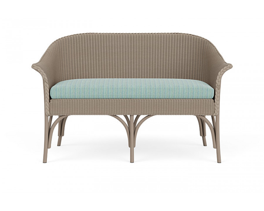 Lloyd Flanders™ All Seasons Settee - French Beige, Unearth Dew