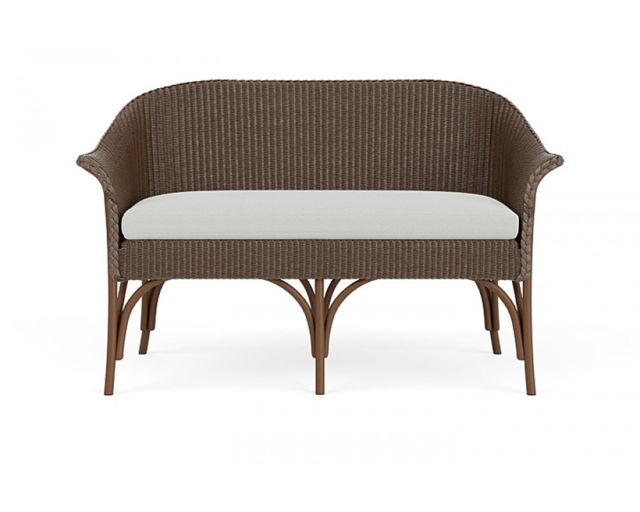 Lloyd Flanders™ All Seasons Settee - Bark, Loveboat Mint