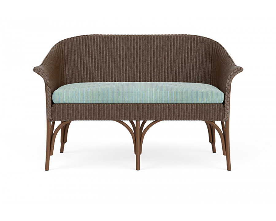 Lloyd Flanders™ All Seasons Settee - Bark, Unearth Dew