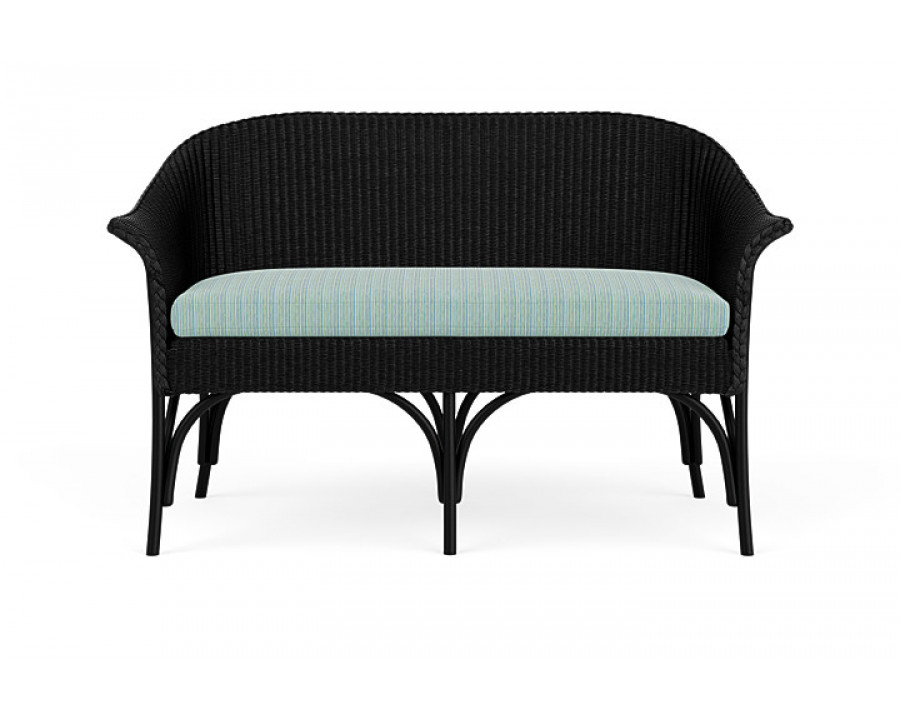 Lloyd Flanders™ All Seasons Settee - Ebony, Unearth Dew