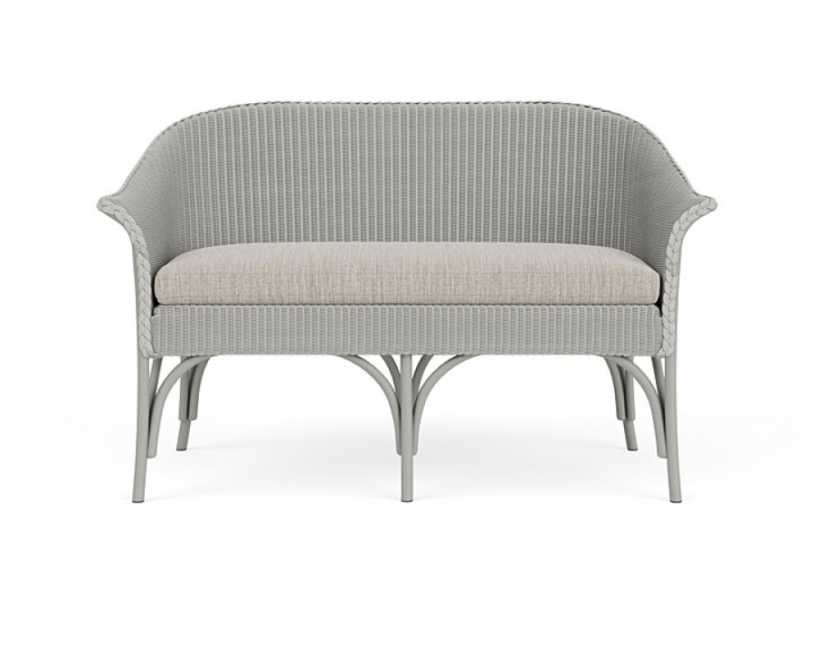 Lloyd Flanders™ All Seasons Settee - Platinum, Callen Celadon