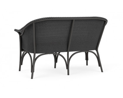 Lloyd Flanders™ All Seasons Settee - Charcoal, Canvas Natural