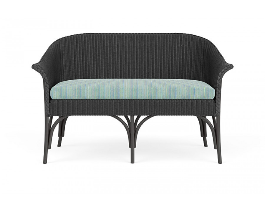 Lloyd Flanders™ All Seasons Settee - Charcoal, Unearth Dew