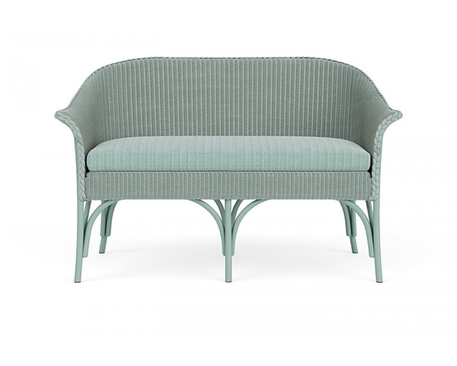 Lloyd Flanders™ All Seasons Settee - Sea Glass, Unearth Dew