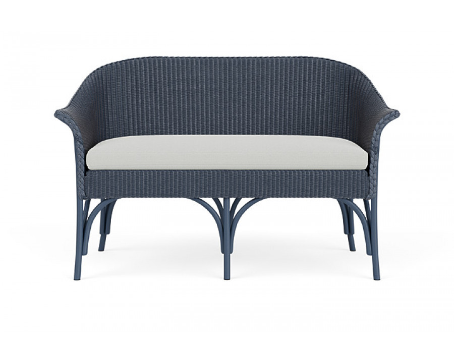 Lloyd Flanders™ All Seasons Settee - Denim Blue, Loveboat Mint