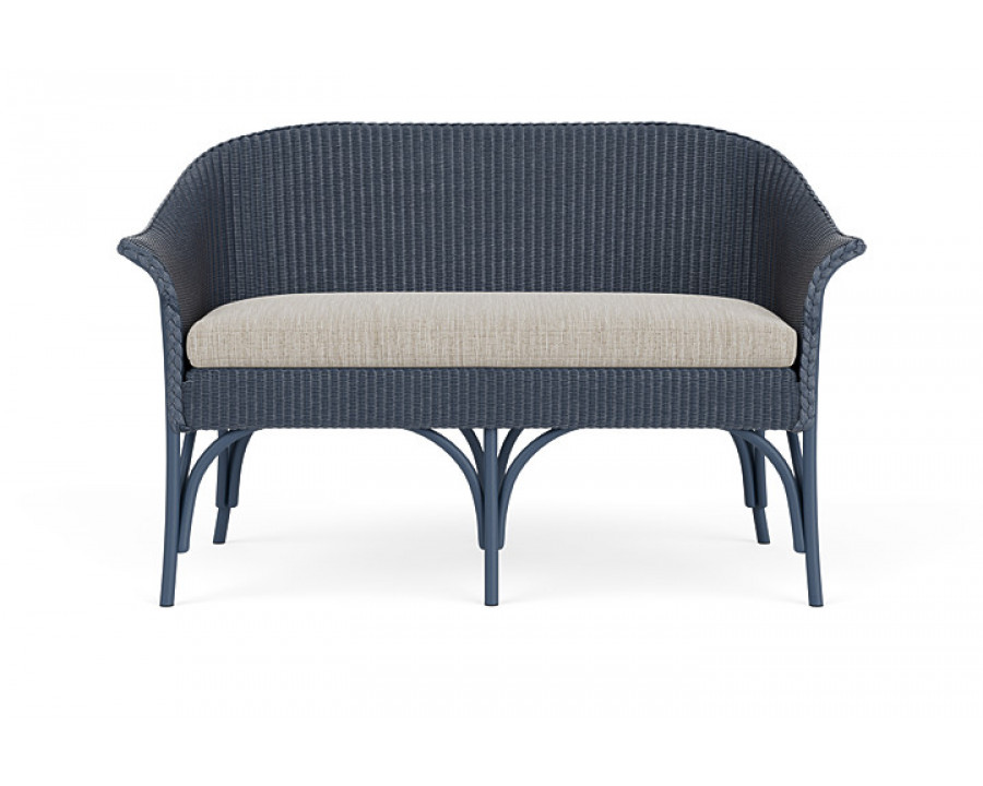 Lloyd Flanders™ All Seasons Settee - Denim Blue, Callen Celadon