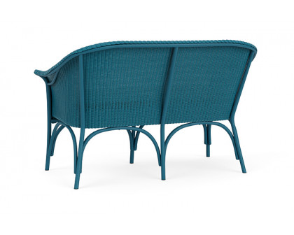 Lloyd Flanders™ All Seasons Settee - Peacock, Canvas Natural