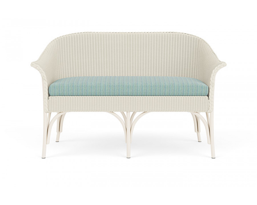 Lloyd Flanders™ All Seasons Settee - Ivory, Unearth Dew