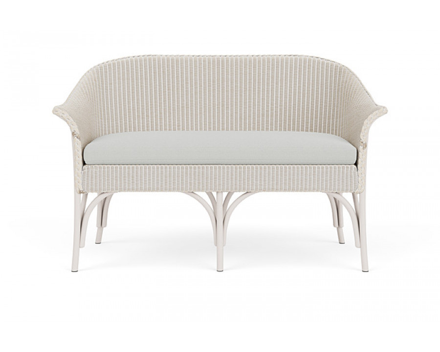 Lloyd Flanders™ All Seasons Settee - Antique White, Loveboat Mint