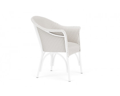 Lloyd Flanders™ All Seasons Dining Armchair with Padded Seat - White