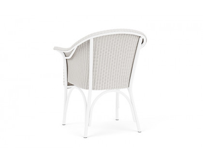 Lloyd Flanders™ All Seasons Dining Armchair with Padded Seat - White