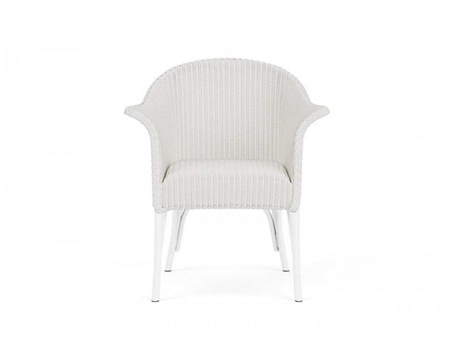 Lloyd Flanders™ All Seasons Dining Armchair with Padded Seat - Matte White