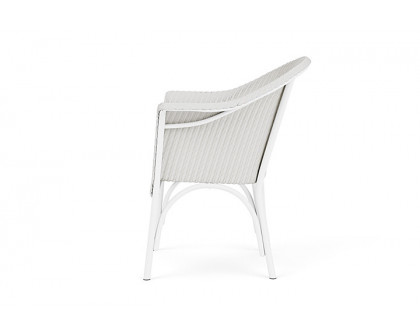 Lloyd Flanders™ All Seasons Dining Armchair with Padded Seat - Matte White