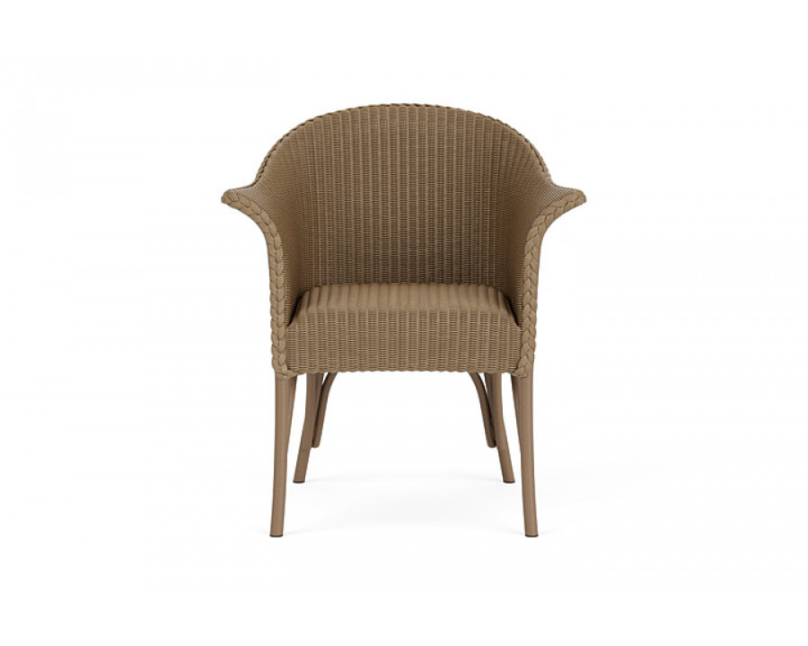 Lloyd Flanders™ All Seasons Dining Armchair with Padded Seat - Fawn