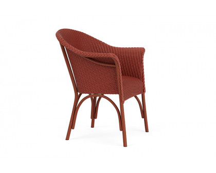 Lloyd Flanders™ All Seasons Dining Armchair with Padded Seat - Terracotta