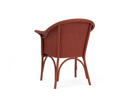 Lloyd Flanders™ All Seasons Dining Armchair with Padded Seat - Terracotta