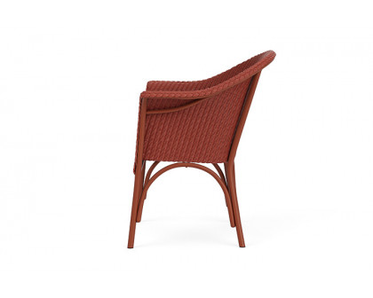 Lloyd Flanders™ All Seasons Dining Armchair with Padded Seat - Terracotta