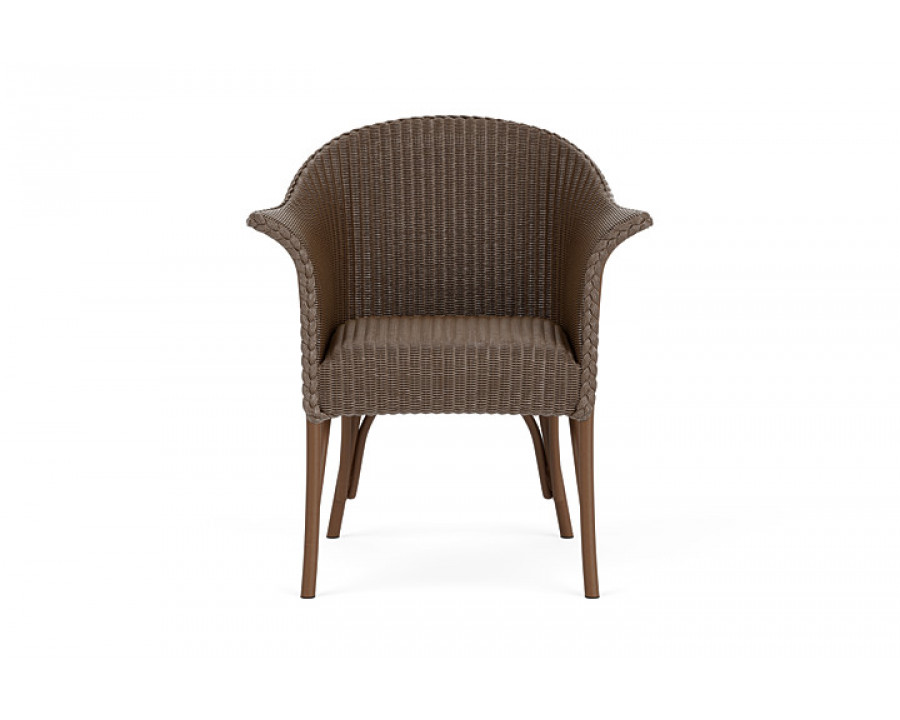 Lloyd Flanders™ All Seasons Dining Armchair with Padded Seat - Bark