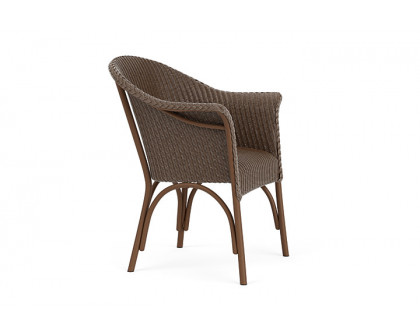 Lloyd Flanders™ All Seasons Dining Armchair with Padded Seat - Bark