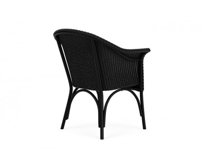 Lloyd Flanders™ All Seasons Dining Armchair with Padded Seat - Ebony