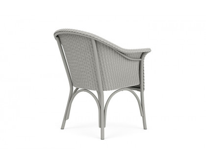 Lloyd Flanders™ All Seasons Dining Armchair with Padded Seat - Platinum