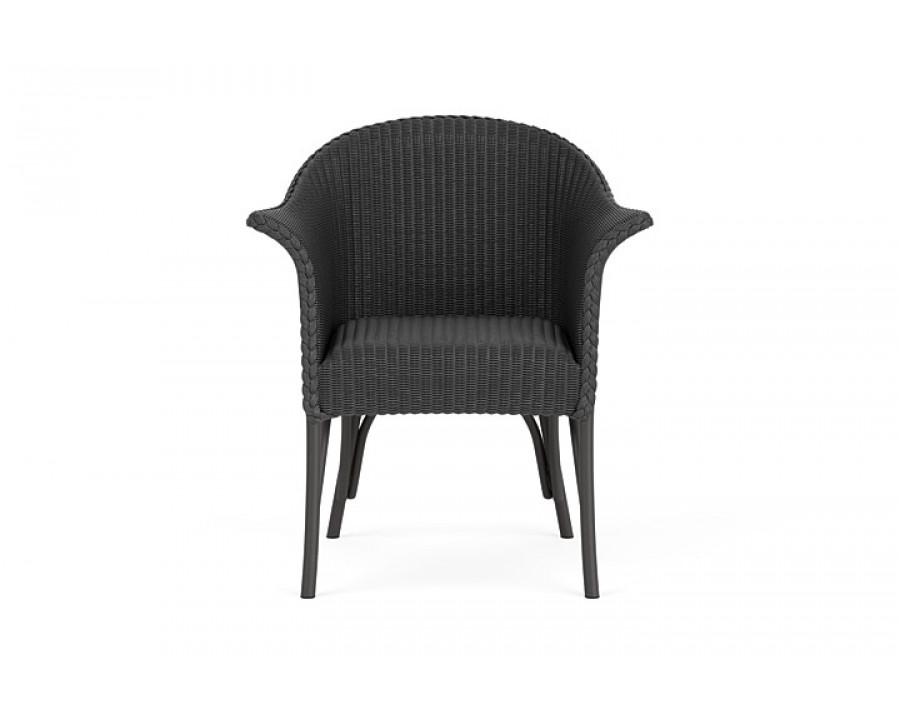 Lloyd Flanders™ All Seasons Dining Armchair with Padded Seat - Charcoal