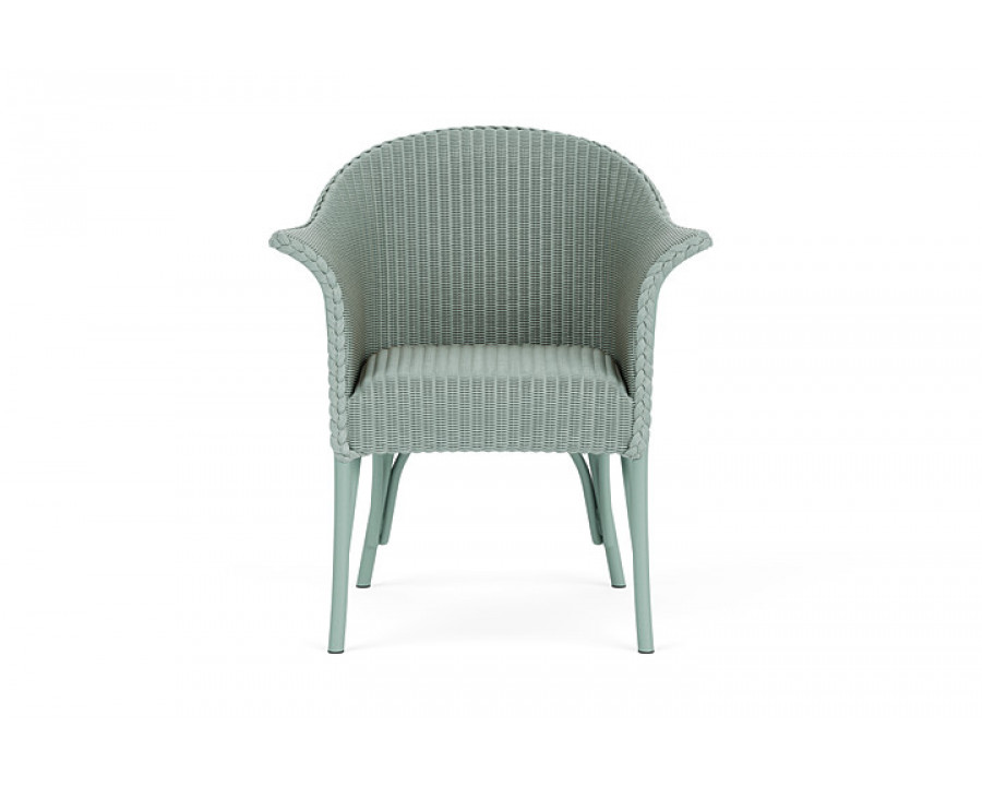 Lloyd Flanders™ All Seasons Dining Armchair with Padded Seat - Sea Glass