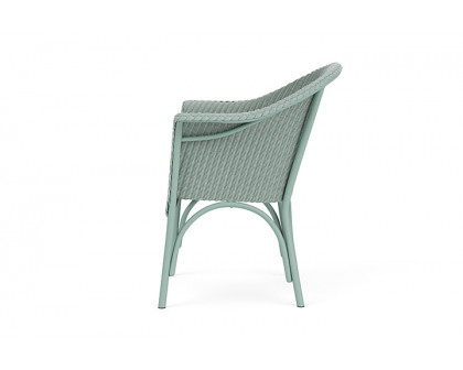 Lloyd Flanders™ All Seasons Dining Armchair with Padded Seat - Sea Glass