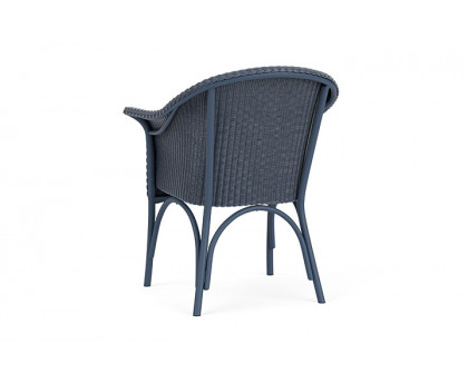 Lloyd Flanders™ All Seasons Dining Armchair with Padded Seat - Denim Blue