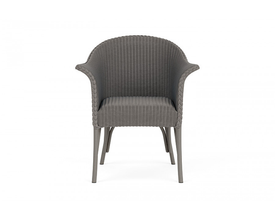 Lloyd Flanders™ All Seasons Dining Armchair with Padded Seat - Pewter