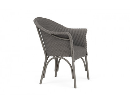 Lloyd Flanders™ All Seasons Dining Armchair with Padded Seat - Pewter