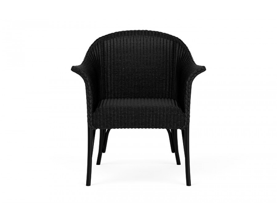 Lloyd Flanders™ All Seasons Lounge Chair with Padded Seat - Ebony