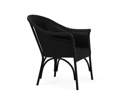 Lloyd Flanders™ All Seasons Lounge Chair with Padded Seat - Ebony