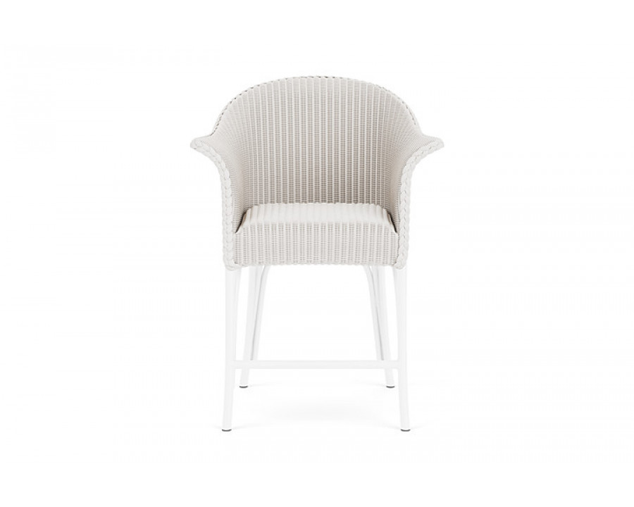 Lloyd Flanders™ All Seasons Balcony Stool with Padded Seat - White