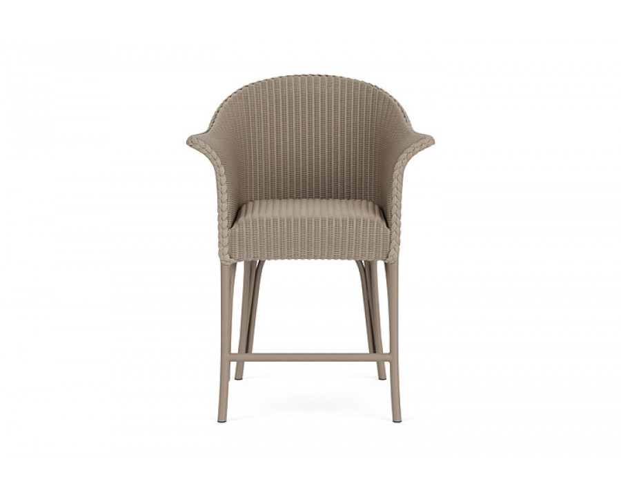 Lloyd Flanders™ All Seasons Balcony Stool with Padded Seat - French Beige