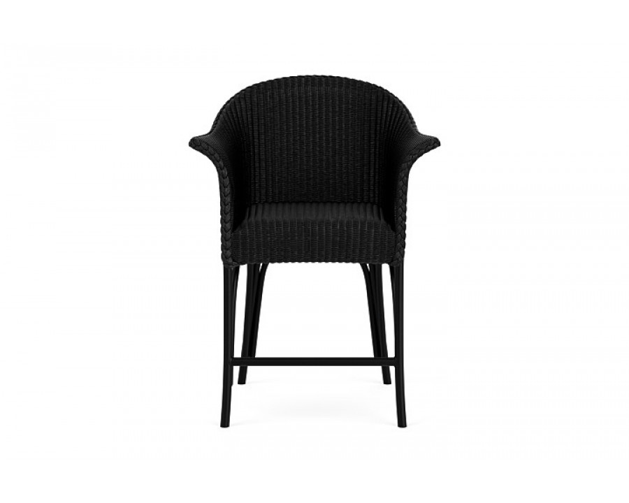 Lloyd Flanders™ All Seasons Balcony Stool with Padded Seat - Ebony