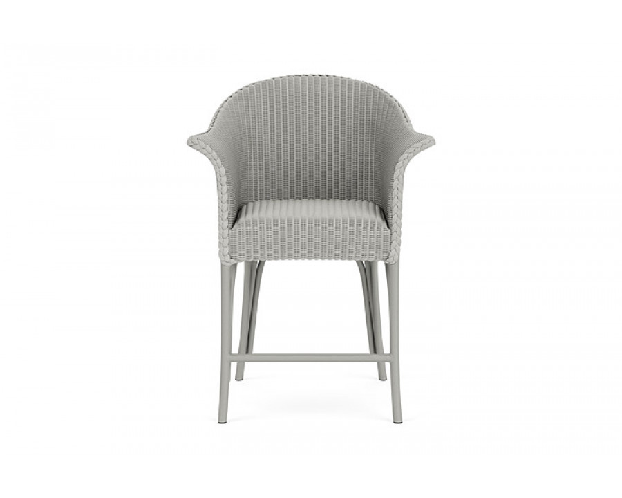 Lloyd Flanders™ All Seasons Balcony Stool with Padded Seat - Platinum