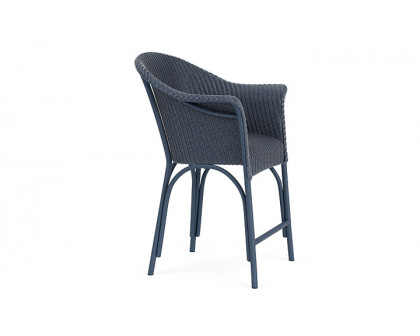 Lloyd Flanders™ All Seasons Balcony Stool with Padded Seat - Denim Blue