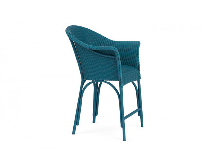 Lloyd Flanders™ All Seasons Balcony Stool with Padded Seat - Peacock