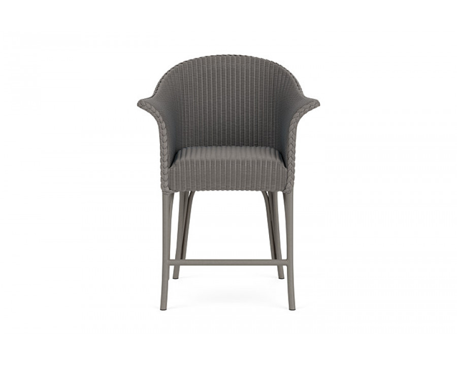 Lloyd Flanders™ All Seasons Balcony Stool with Padded Seat - Pewter