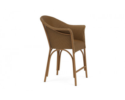 Lloyd Flanders™ All Seasons Balcony Stool with Padded Seat - Hickory