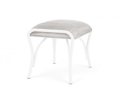 Lloyd Flanders™ All Seasons Ottoman with Padded Seat - White