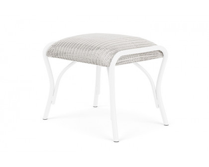 Lloyd Flanders™ All Seasons Ottoman with Padded Seat - White