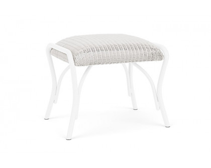 Lloyd Flanders™ All Seasons Ottoman with Padded Seat - White