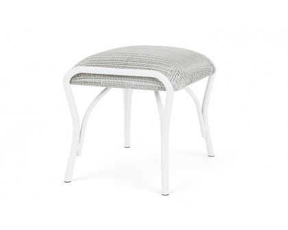 Lloyd Flanders™ All Seasons Ottoman with Padded Seat - Matte White