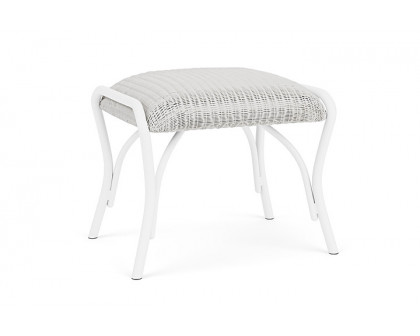 Lloyd Flanders™ All Seasons Ottoman with Padded Seat - Matte White